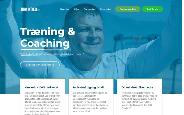 Screenshot of kimkold.com