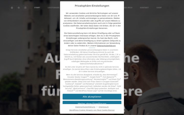 Screenshot of kimlander.de