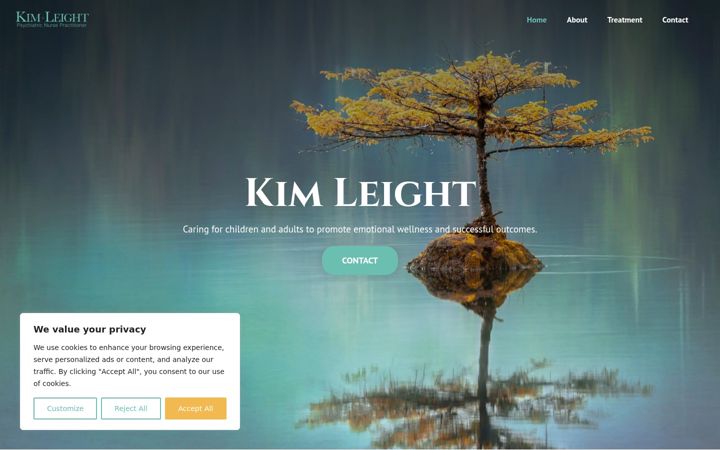 Screenshot of kimleightpc.com