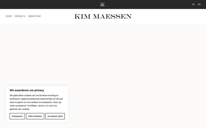 Screenshot of kimmaessen.be