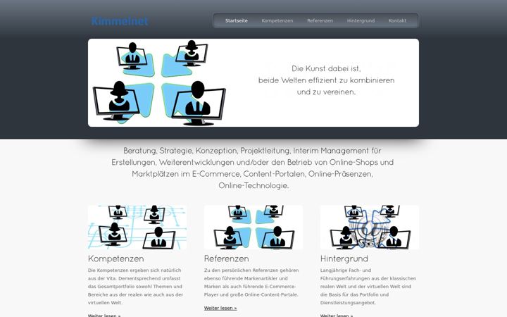 Screenshot of kimmelnet.de