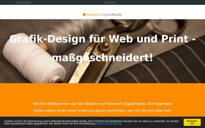Screenshot of kimmich-dm.de