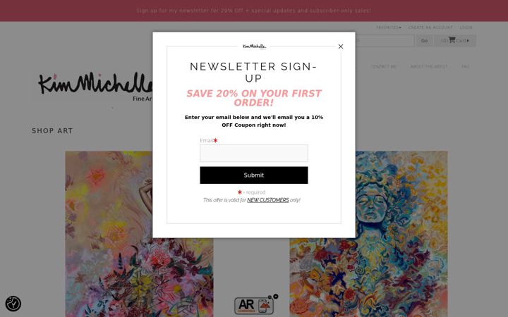 Screenshot of kimmichelle.com