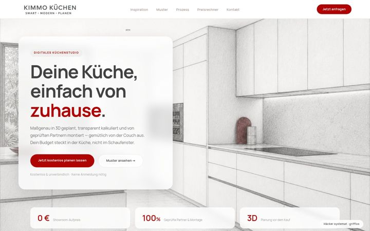 Screenshot of kimmo-kuechen.de