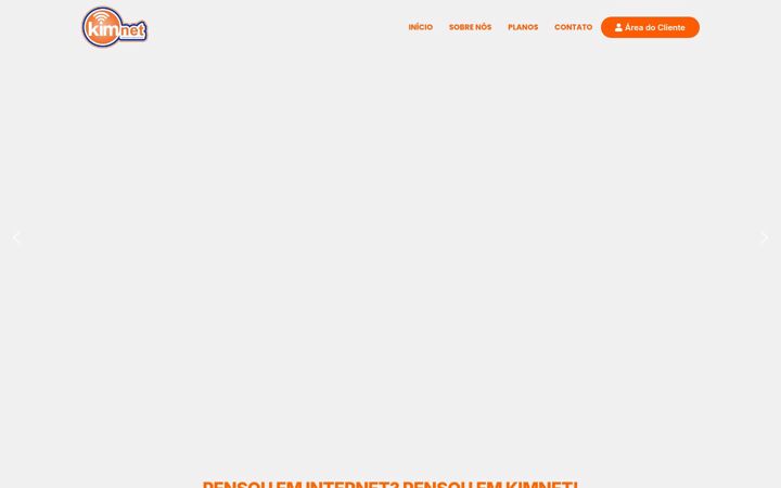 Screenshot of kimnet.com.br
