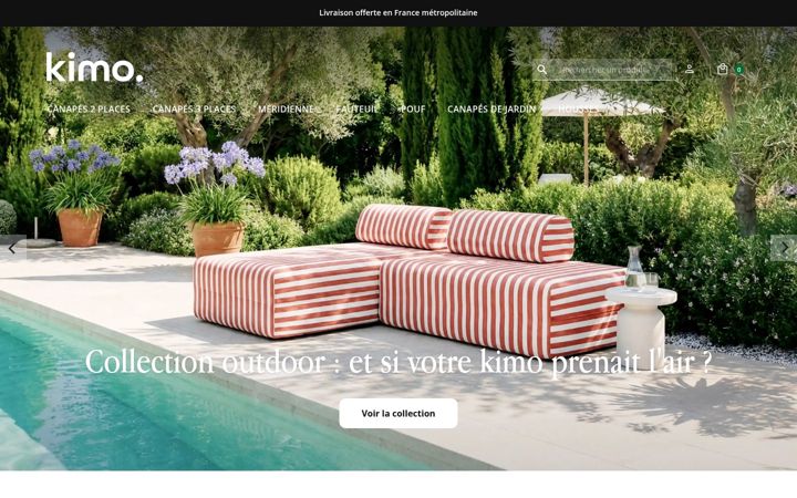 Screenshot of kimo-sofa.com