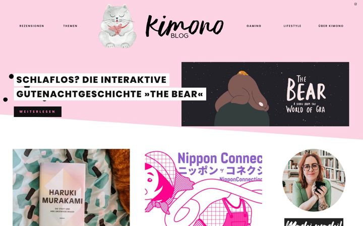 Screenshot of kimonobooks.de