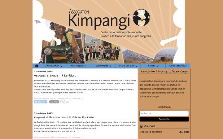 Screenshot of kimpangi.com