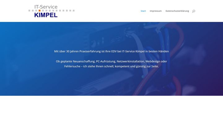 Screenshot of kimpel.de