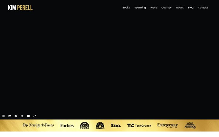 Screenshot of kimperell.com