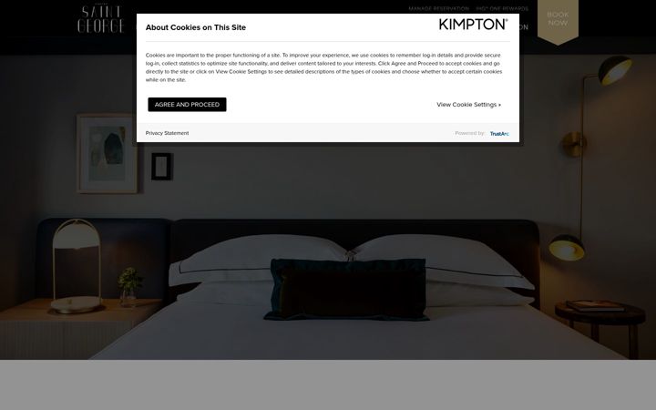 Screenshot of kimptonsaintgeorge.com