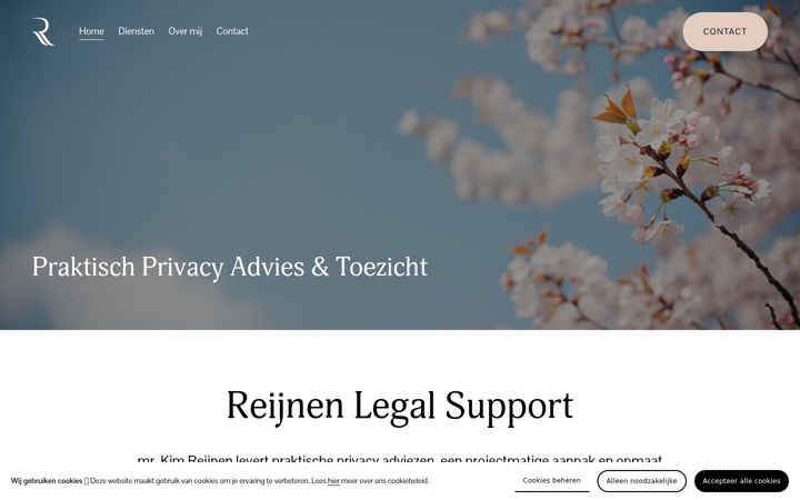 Screenshot of kimreijnen.nl
