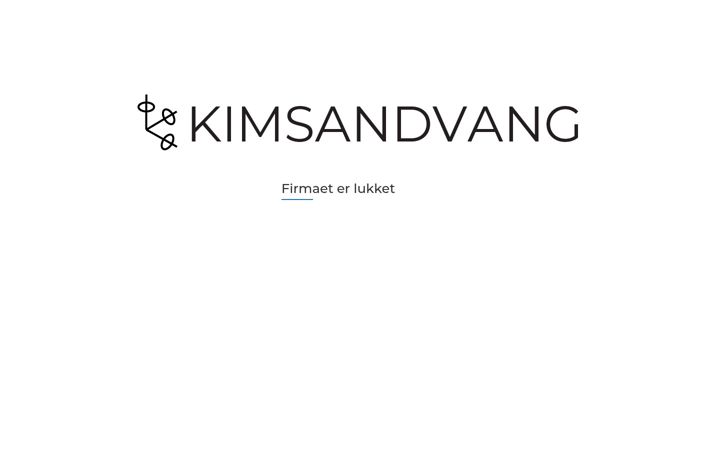 Screenshot von kimsandvang.dk