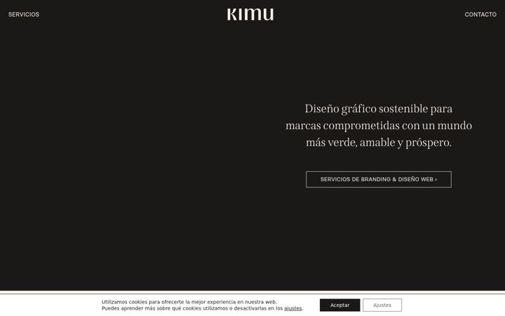 Screenshot of kimuestudio.com