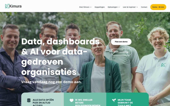 Screenshot of kimura.nl