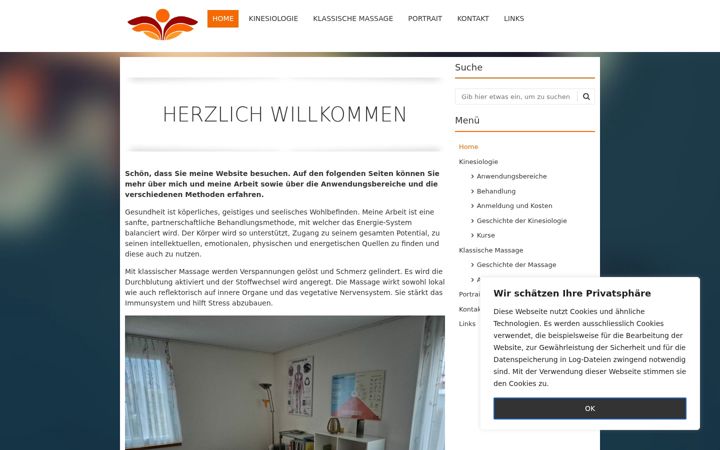 Screenshot of kin-uri.ch