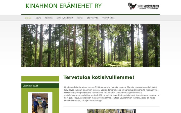 Screenshot of kinahmoneramiehet.fi