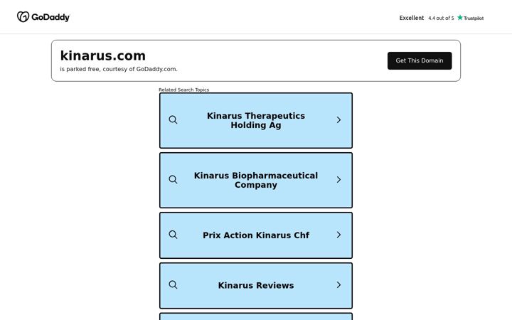 Screenshot of kinarus.com
