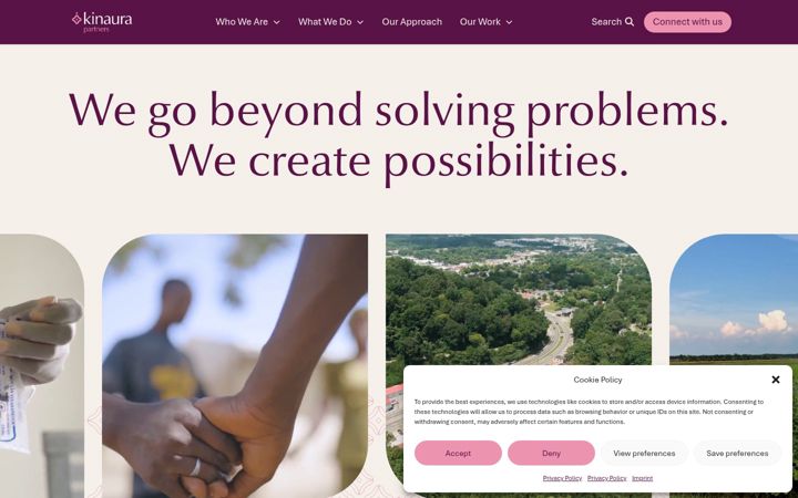 Screenshot of kinaura.com