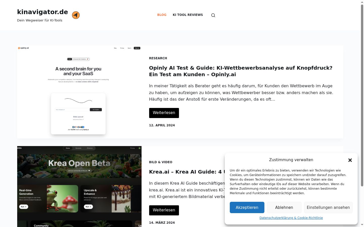 Snímek obrazovky baneru souhlasu zobrazeného před jakoukoli interakcí