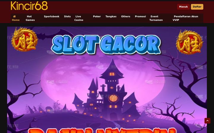 Screenshot of kincir68.net