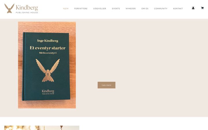 Screenshot of kindbergpub.dk