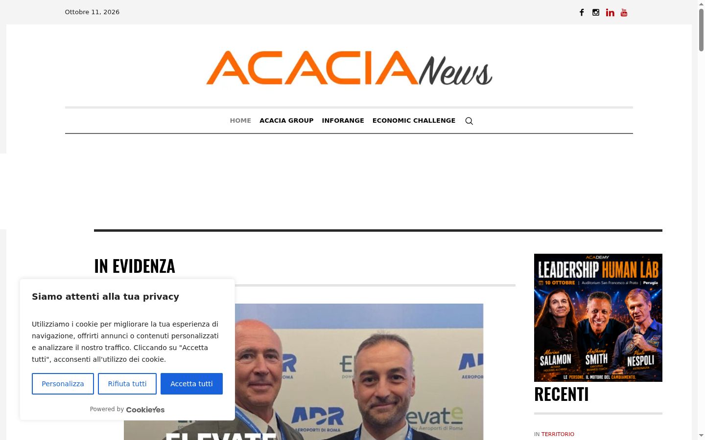 Screenshot tal-banner tal-kunsens muri qabel kwalunkwe interazzjoni