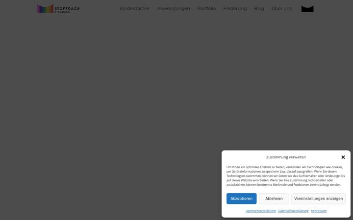 Screenshot of kinddach.de