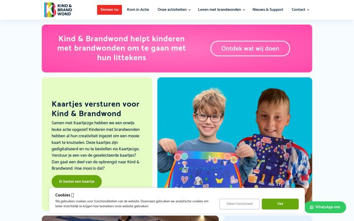 Screenshot of kindenbrandwond.nl