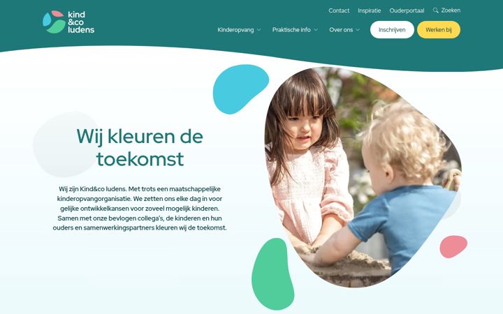 Snímek obrazovky kindencoludens.nl