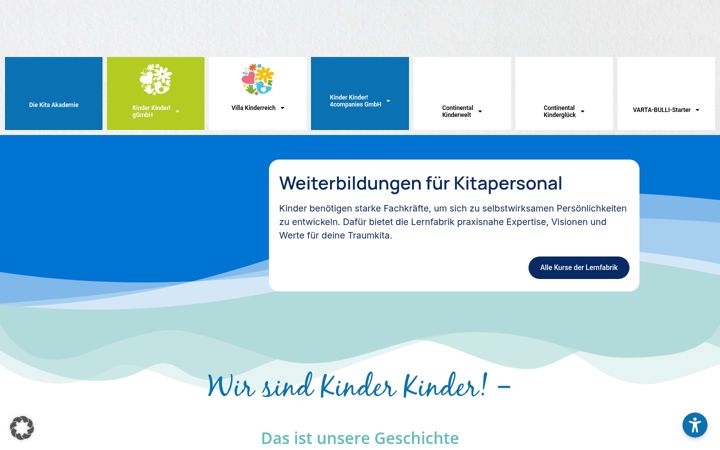 Screenshot of kinder-kinder-hannover.de