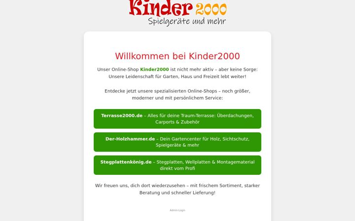 Screenshot of kinder2000.com
