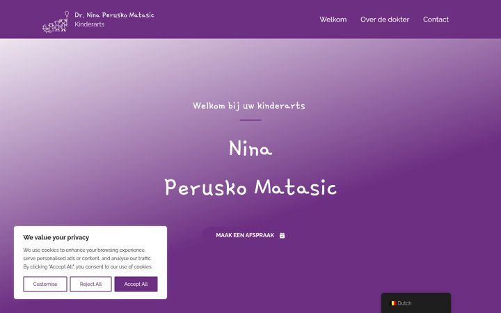 Screenshot of kinderartslimburg-drperusko.be