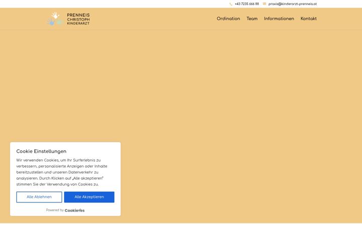 Screenshot of kinderarzt-prenneis.at