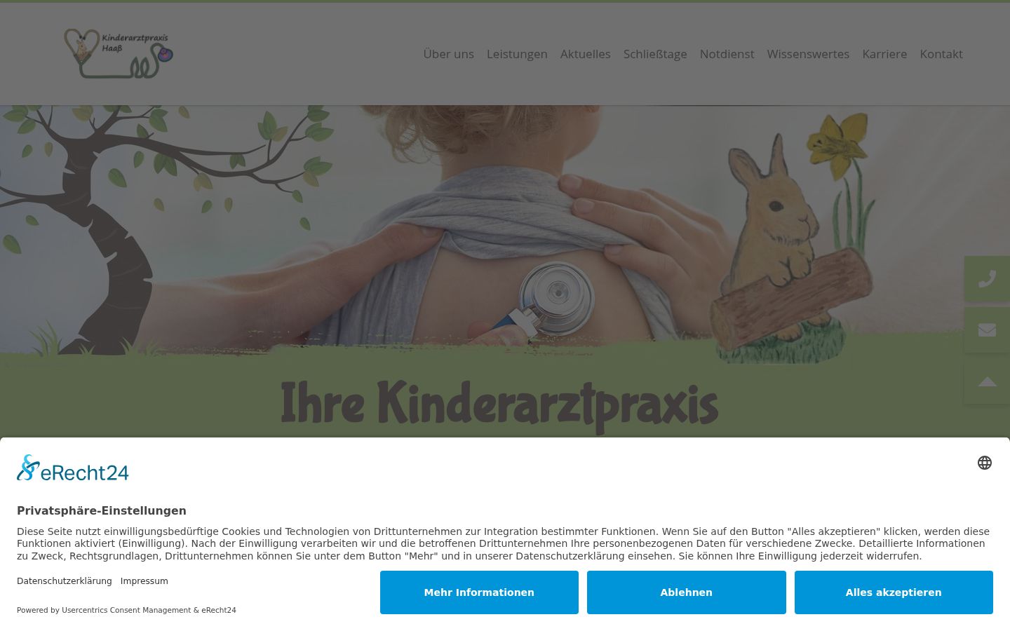 Ekrānuzņēmums ar piekrišanas baneri, kas tika rādīts pirms jebkādas mijiedarbības