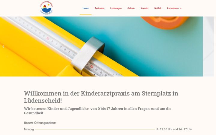 Screenshot of kinderarztpraxis-sternplatz.de