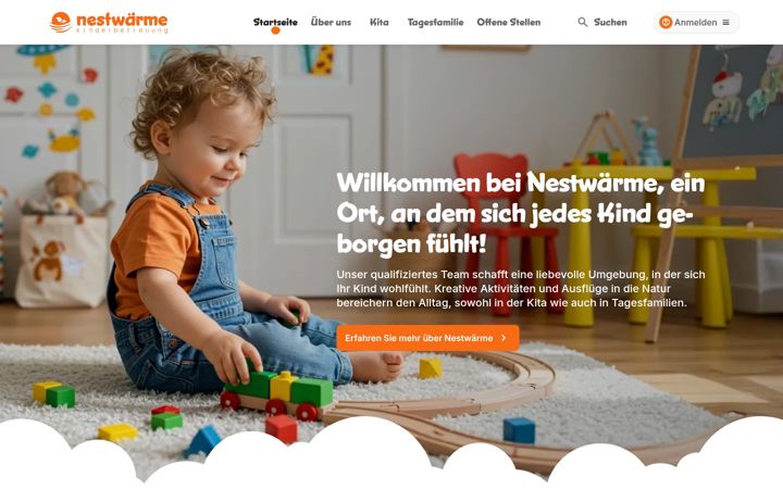 Screenshot of kinderbetreuung-studen.ch