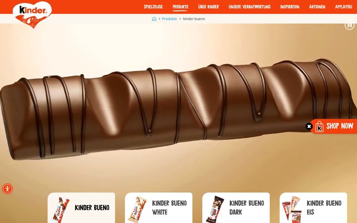 Screenshot of kinderbueno.de