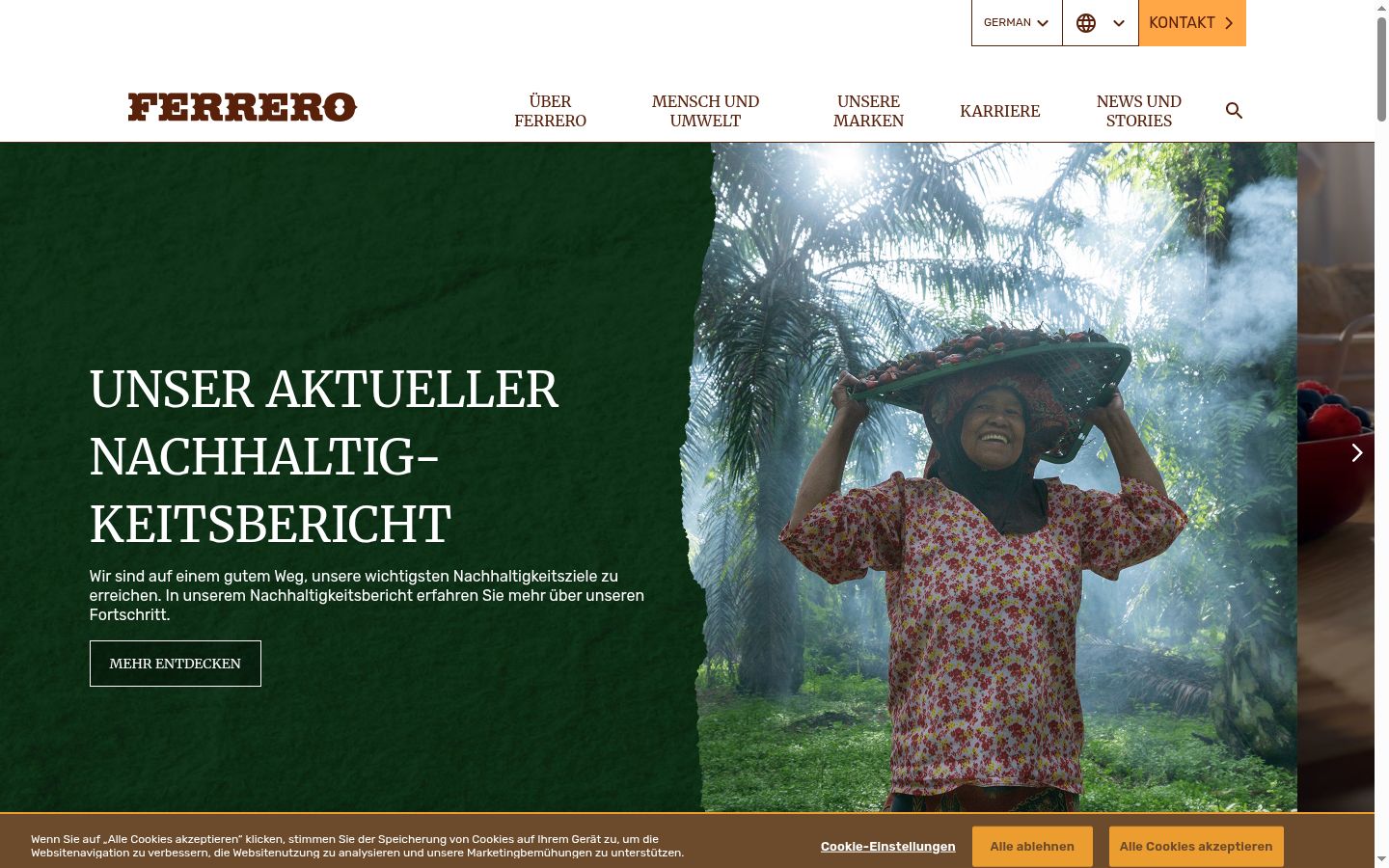 Screenshot tal-banner tal-kunsens muri qabel kwalunkwe interazzjoni