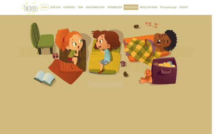Screenshot of kinderdagverblijf-twinkel.be