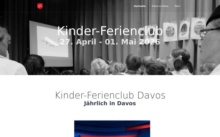 Screenshot of kinderferienclub.ch