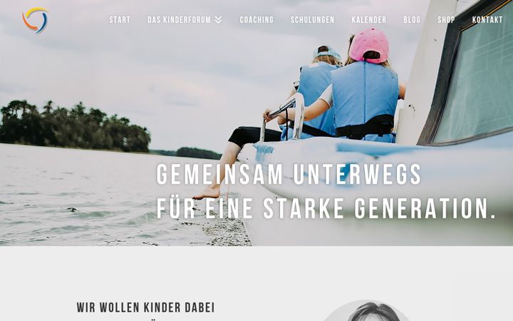 Screenshot of kinderforum-bfp.de