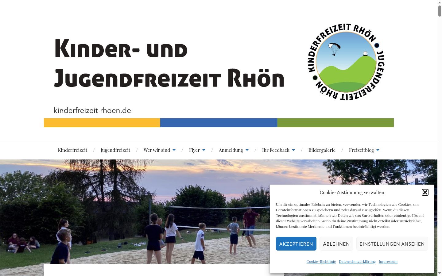 Screenshot tal-banner tal-kunsens muri qabel kwalunkwe interazzjoni