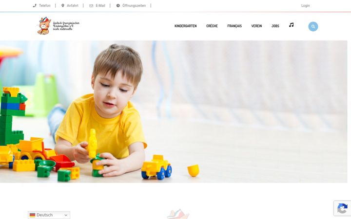 Screenshot of kindergarten-bredeney.de