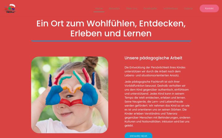 Screenshot of kindergarten-delecke.de