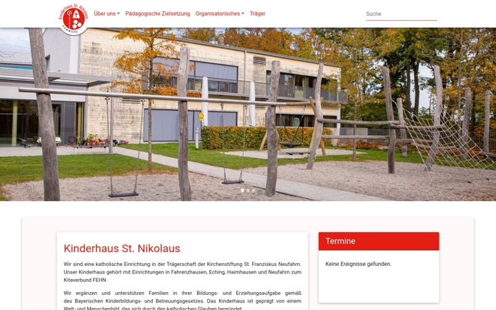 Screenshot of kindergarten-haimhausen.de