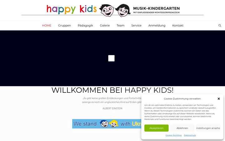 Screenshot of kindergarten-happykids.at