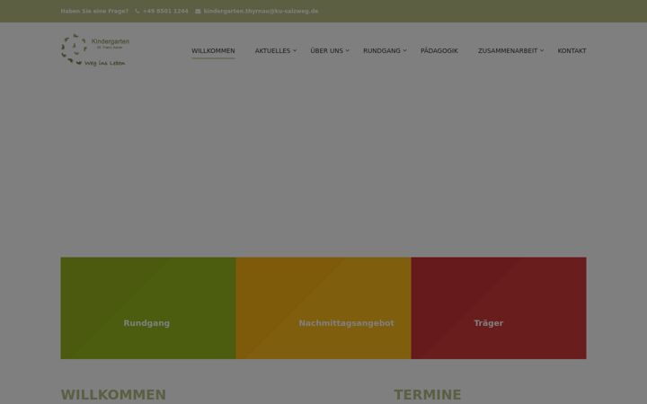 Screenshot of kindergarten-thyrnau.de