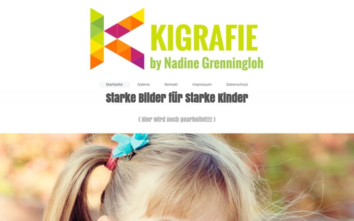 Screenshot of kindergartenfotografin.com