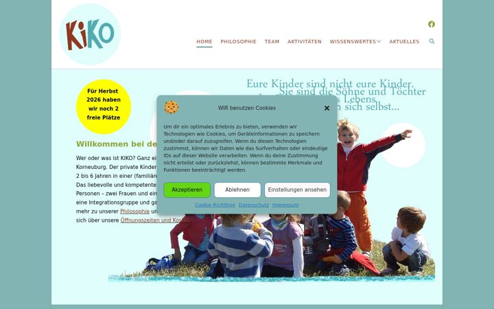 Screenshot of kindergruppe-korneuburg.at